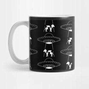UFO Abducting a Cow Mug